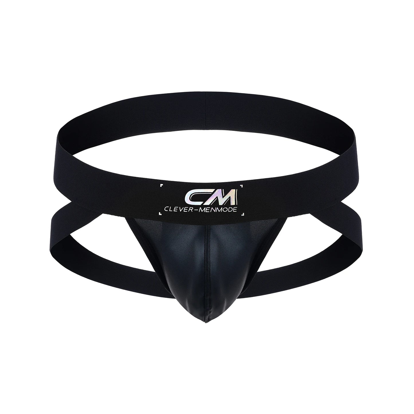 Faux Leather Jockstrap Thong – 2 Colours | M–XL | Polyester & Elastane