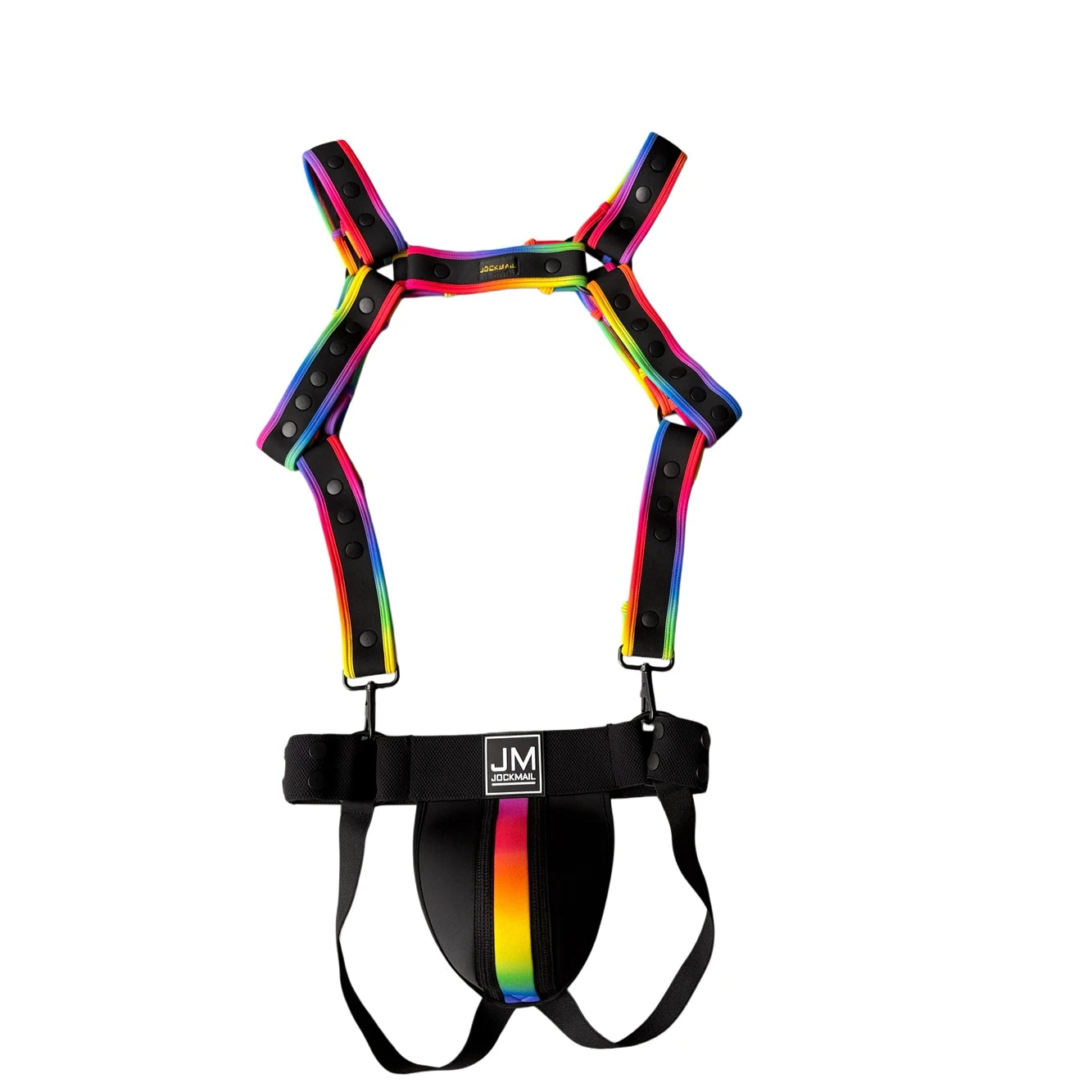 Neoprene Harness & Jockstrap Set – 7 Colour Combos | One Size | DIY Mix & Match