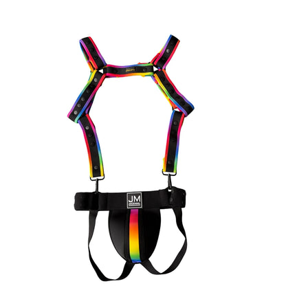 Neoprene Harness & Jockstrap Set – 7 Colour Combos | One Size | DIY Mix & Match