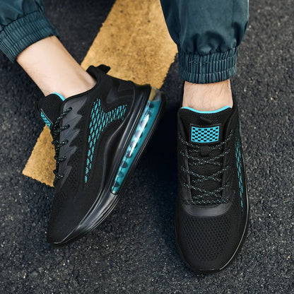 Classic Low-Top Sneakers | Black & Blue | EU 39–48