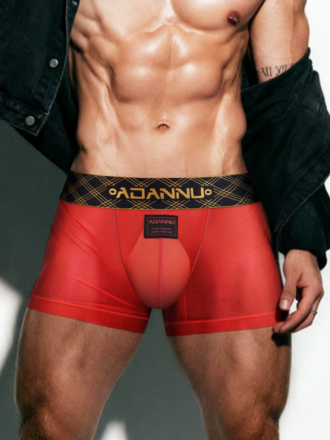 Ultra-Thin Transparent Short – 3 Colours | M–2XL | Nylon & Lycra