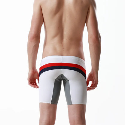 Men's Low-Rise Swim Shorts – 4 Colours | M–2XL | Nylon & Spandex