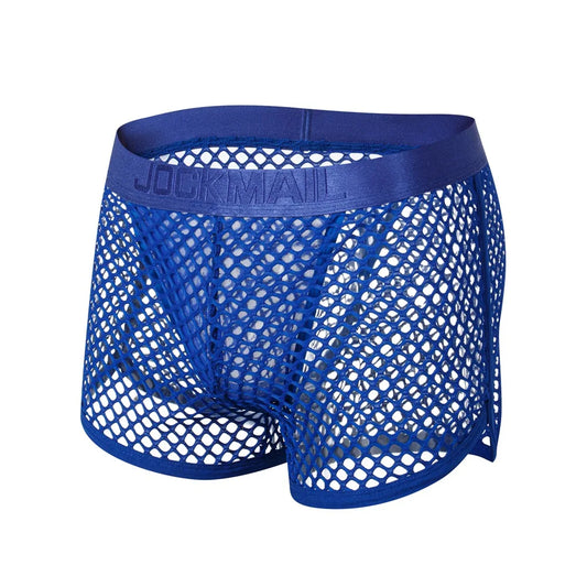 Mesh Low-Waist Boxer Jockstrap – 4 Colours | M–XL | Nylon & Elastane