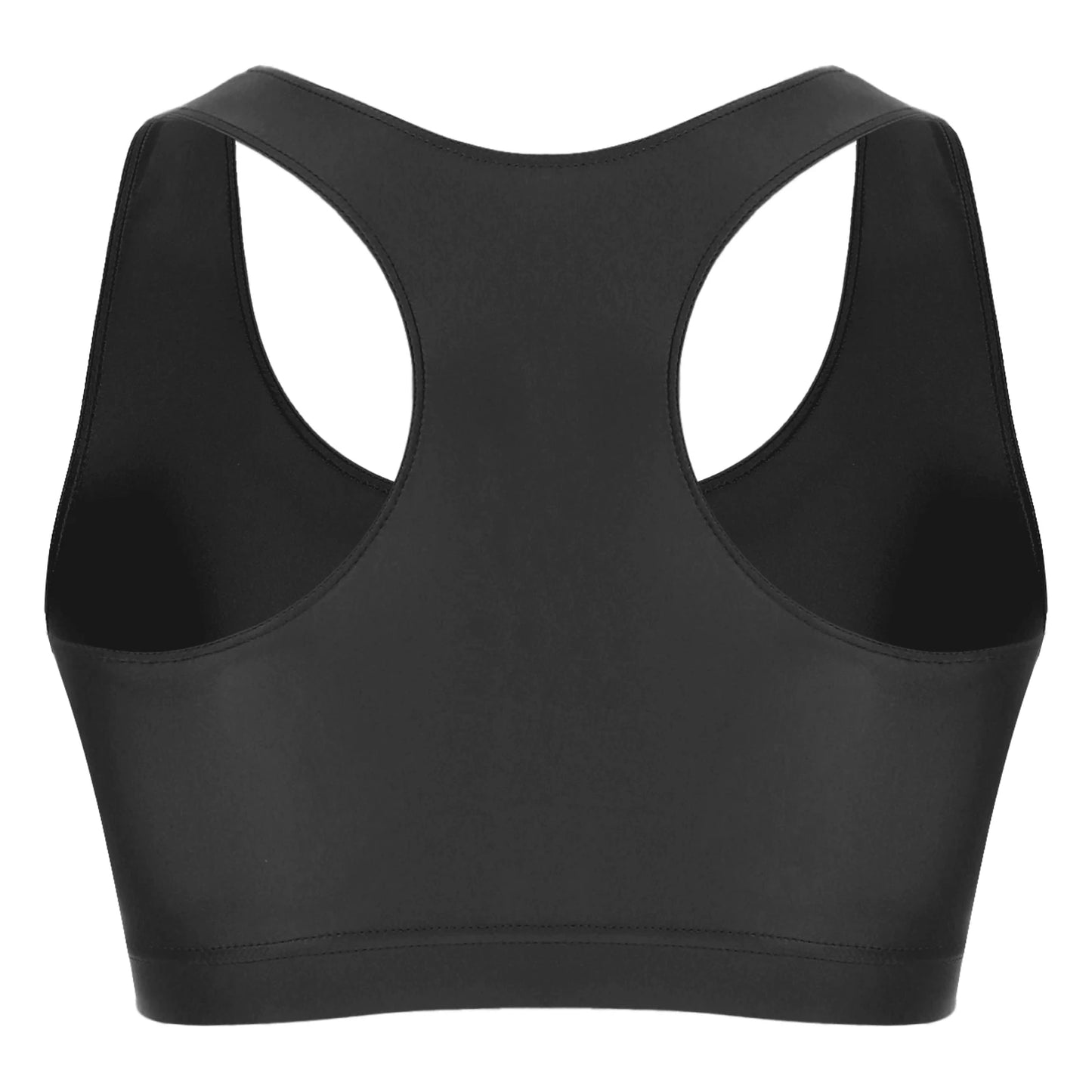 Men's Crop Top | Deep U-Neck Y-Back | 9 Colours | L & XL