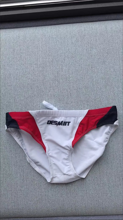 Swim Brief – White | M–2XL | Nylon & Elastane