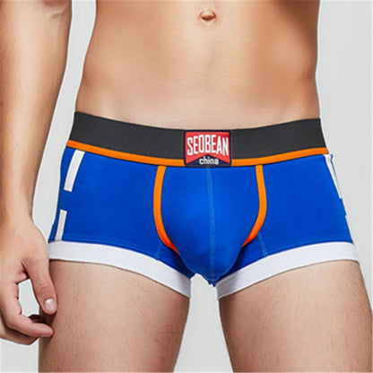 Low-Rise Cotton Boxer Briefs – 8 Colours | M–2XL | Cotton & Elastane