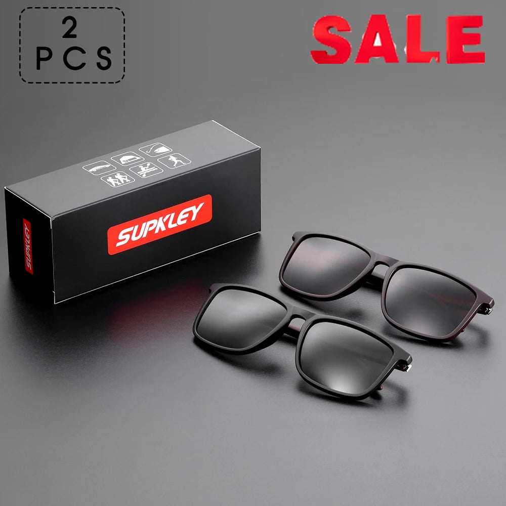 Polarised Square Sports Sunglasses – 13 Colours | One Size | Plastic & TAC