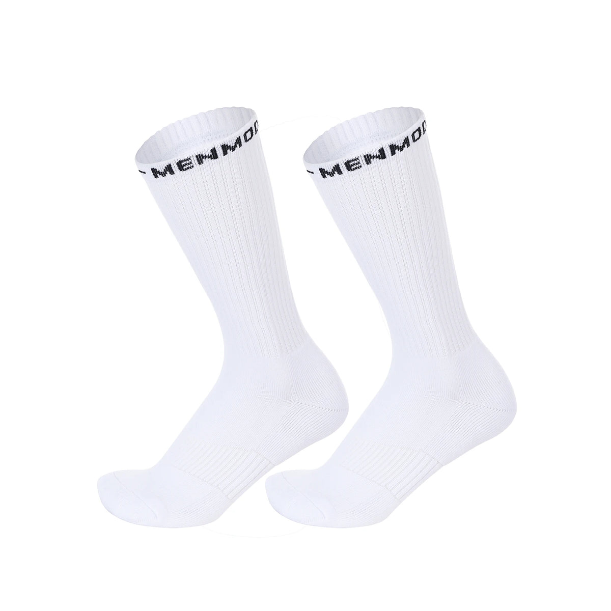 Terry Cushion Crew Socks – White | One Size | Cotton, Polyester & Spandex