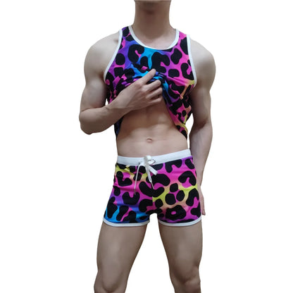 Spots Set – Matching Tank Top & Swim Trunks | M–XL