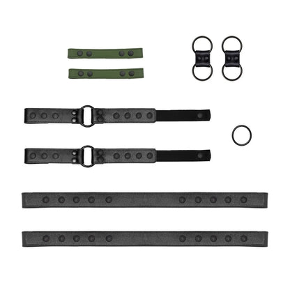 Leather Chest Harness – 4 Colours | S–2XL | Genuine Leather & Metal
