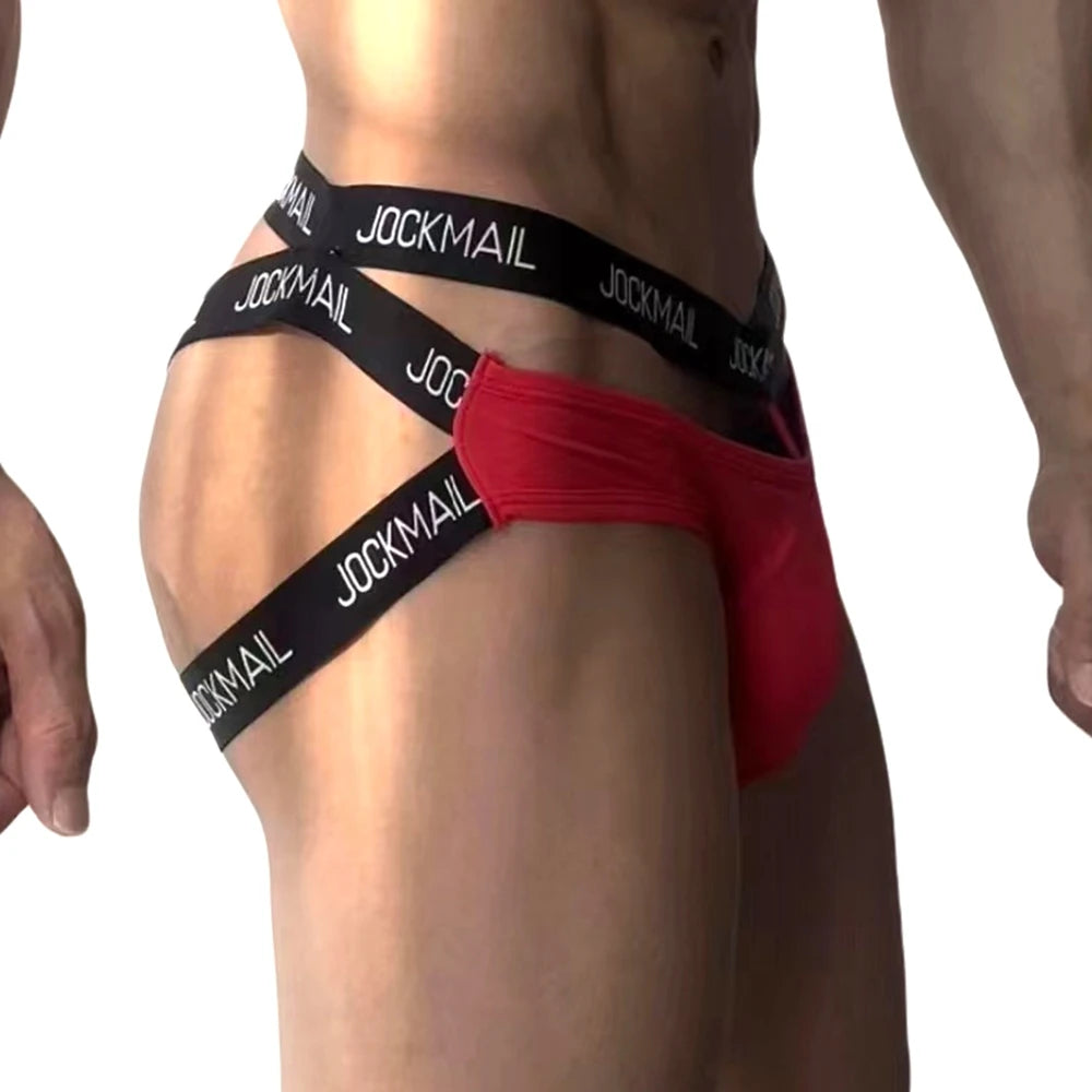 Hollow Pouch G-String Jockstrap – 10 Colours | M–XL | Nylon & Elastane
