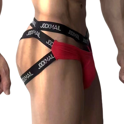 Hollow Pouch G-String Jockstrap – 10 Colours | M–XL | Nylon & Elastane