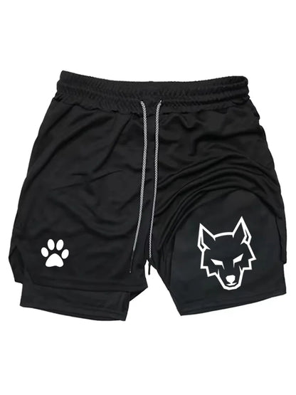 2-in-1 Sports Gym Shorts – 6 Colours | M–3XL | Polyester