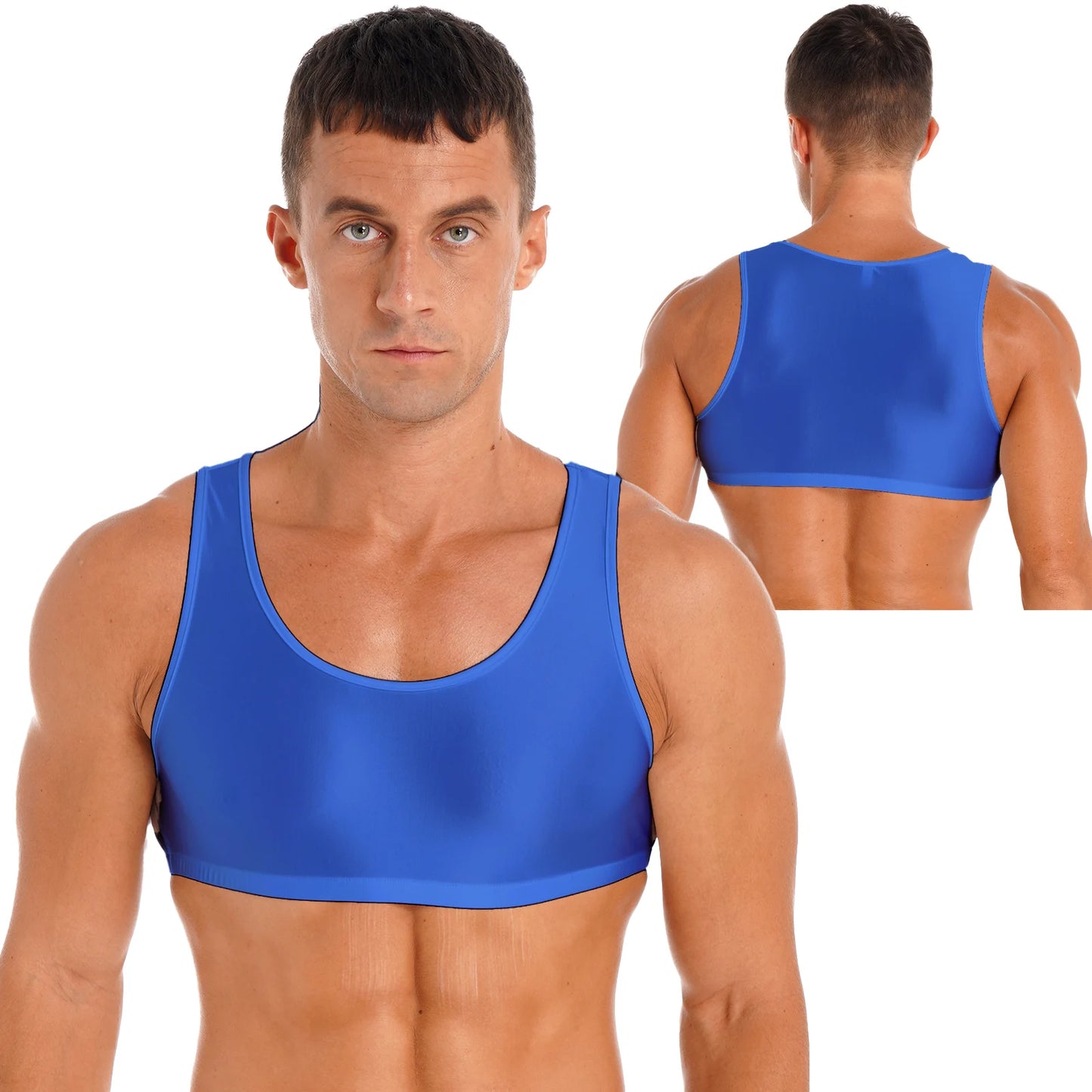 Men's Crop Top Tank | 9 Colours | M–XL