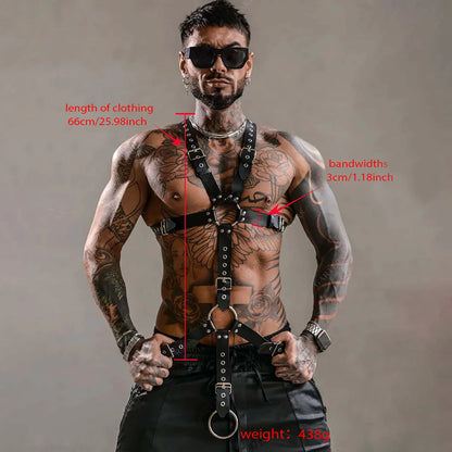 Full Body Harness – Adjustable Bold Strap Harness | 2 Styles