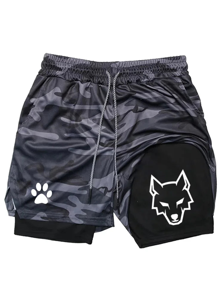 2-in-1 Sports Gym Shorts – 6 Colours | M–3XL | Polyester