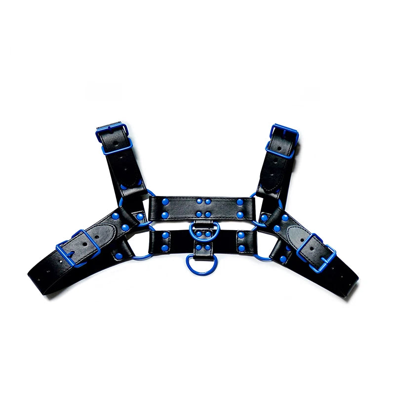 D.M. Faux Leather Body Harness