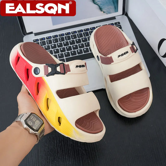 Platform EVA Sandals – Matcha Green, Khaki Brown & Gray Black | EU 40–45