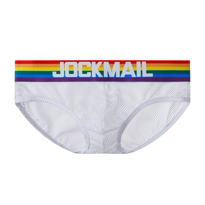 Jockmail Rainbow Elastic Harness with Jockstrap