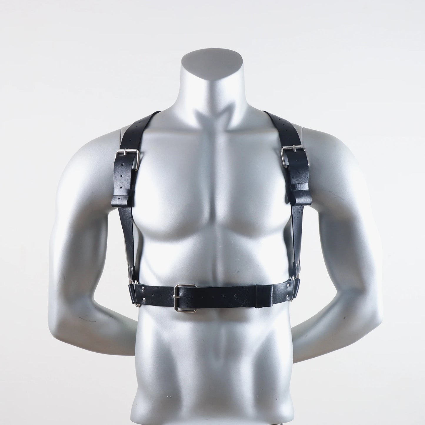Faux Leather Shoulder Harness – Bold Statement Accessory | One Size