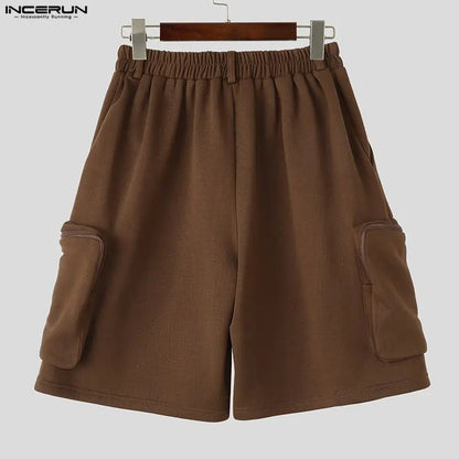 Men's Wide Leg Shorts – Loose Button Fly Casual Summer Streetwear | S–5XL