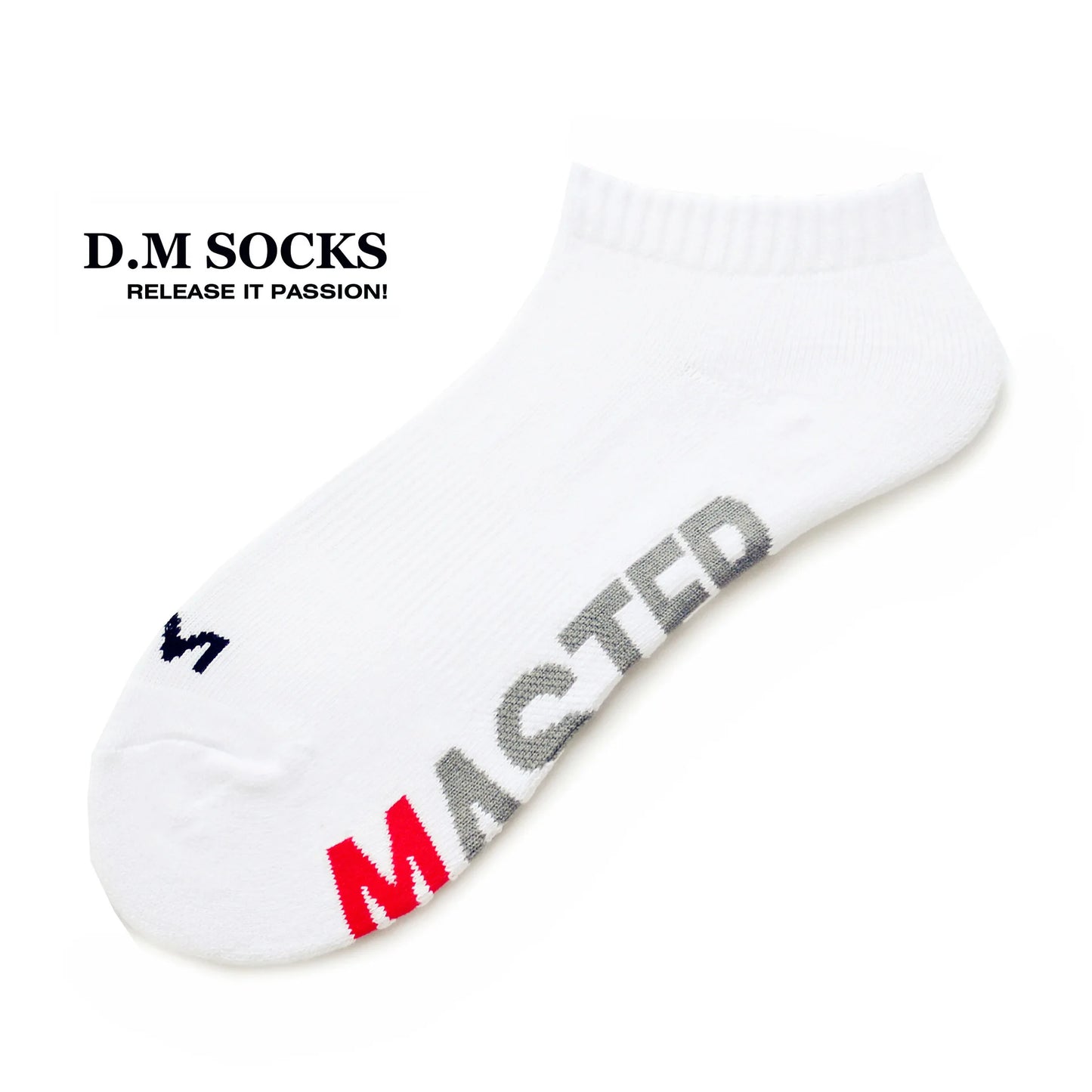 Letter Print Fetish Socks – 8 Styles | Black & White | Cotton
