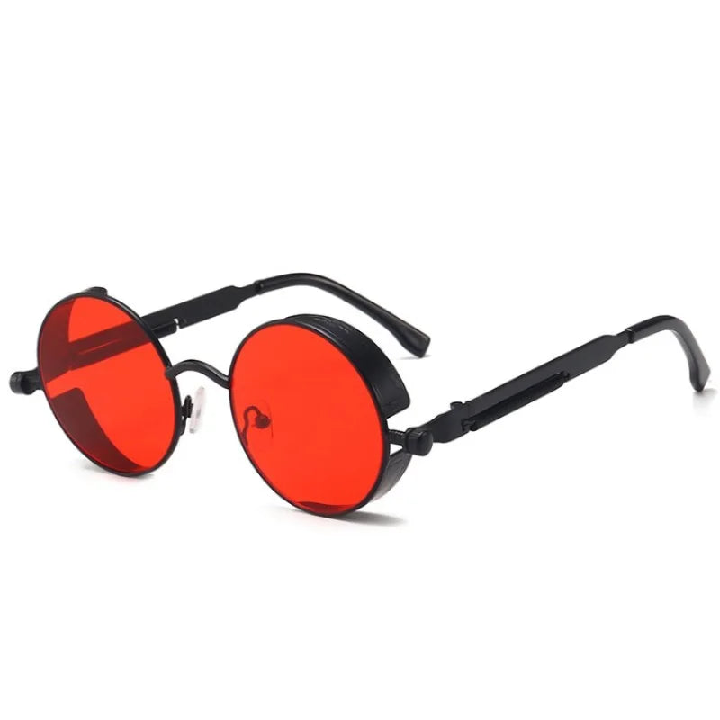 Round Metal Sunglasses – 10 Colours | One Size | Polarized Mirror & UV400
