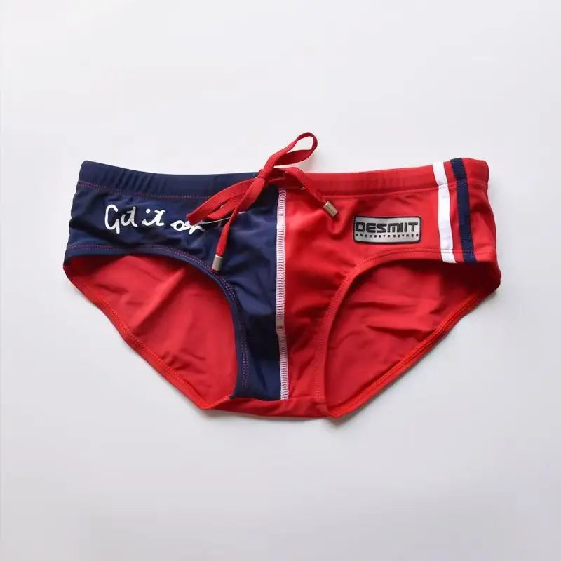 Colour Block Swim Brief – 4 Colours | M–2XL | Polyester & Elastane