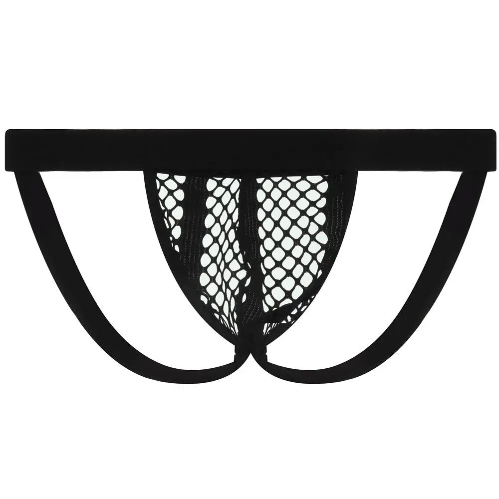 Mesh Jockstrap – Beige, Black, Blue, White & Yellow | S–XL | Polyester & Lycra