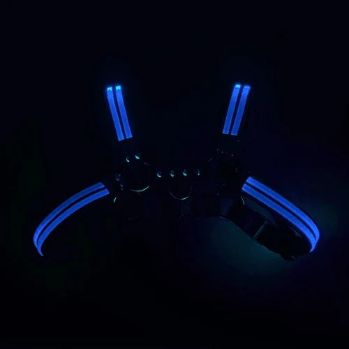LED Light-Up Body Harness – 6 Colours | One Size | Nylon