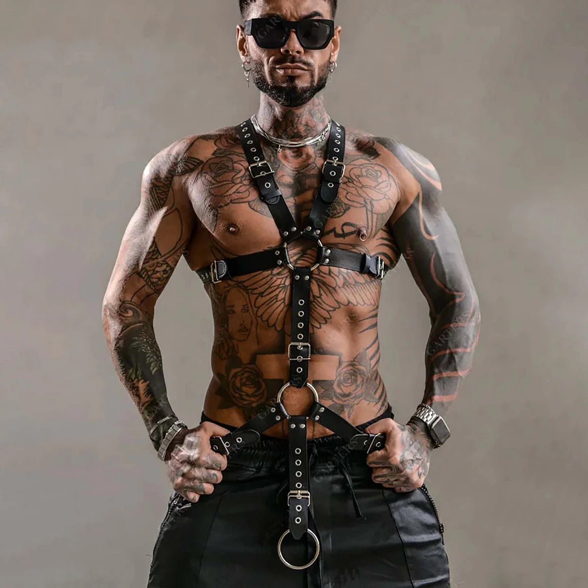 Full Body Harness – Adjustable Bold Strap Harness | 2 Styles