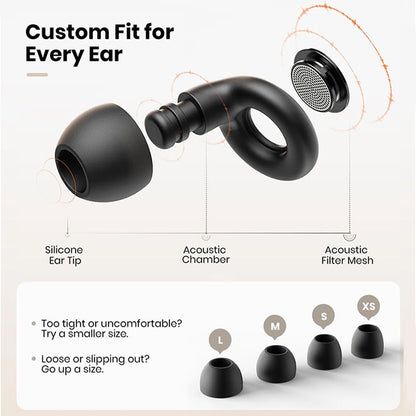 Silicone Ear Plugs – 4 Colours | 25dB Noise Reduction