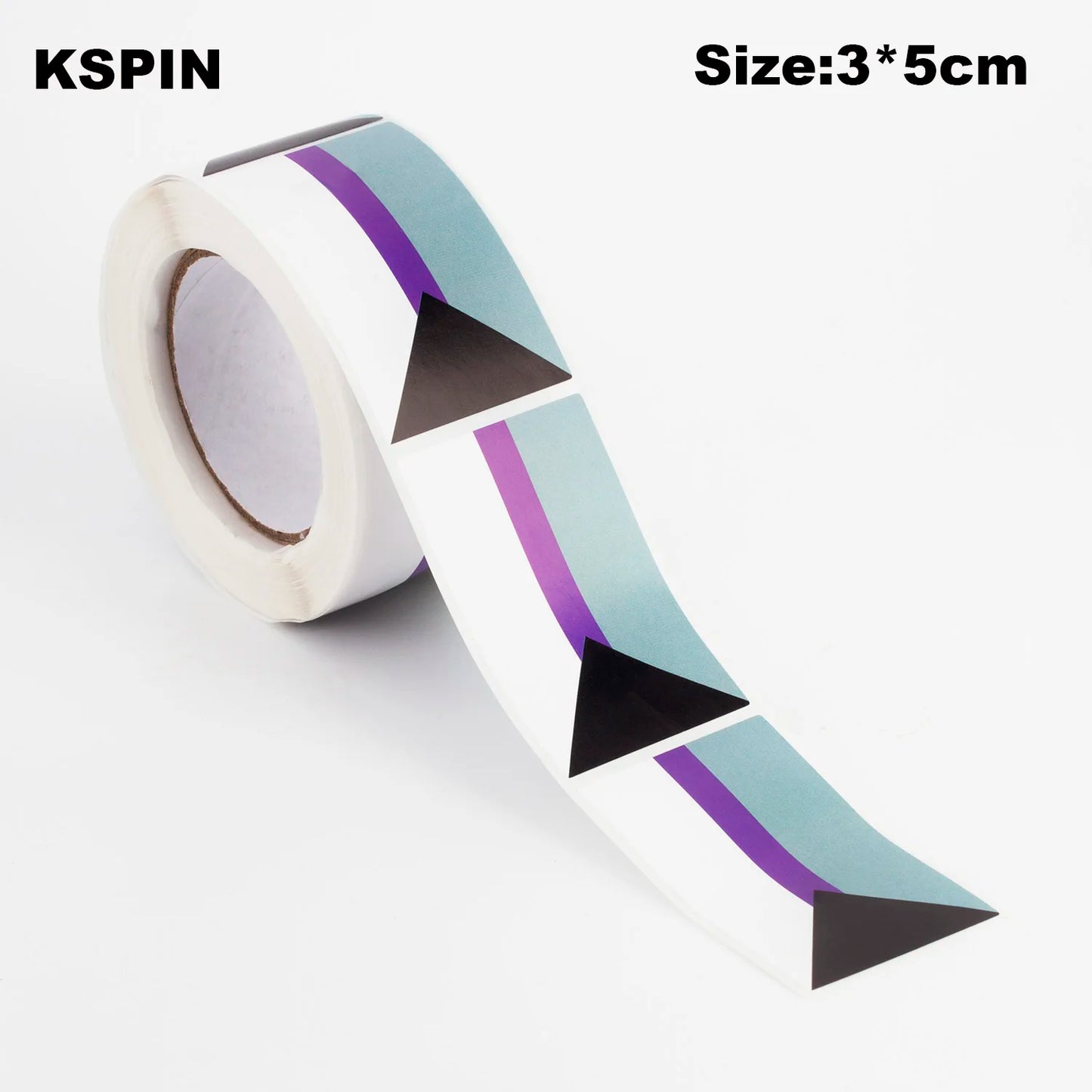 Pride Sticker Roll – 8 Designs | 250 Stickers | 3×5cm | Self-Adhesive