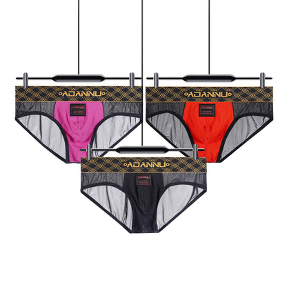 Ultra-Thin Transparent Brief – Luxury Ice Silk Mesh Men's Brief | M–2XL