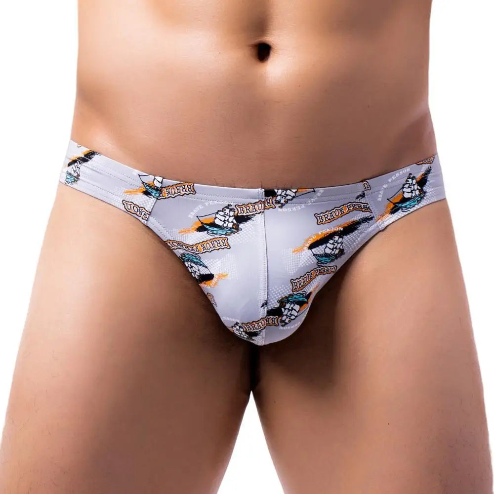Novelty Print Thong – 5 Prints | S–XL | Nylon, Polyester & Lycra