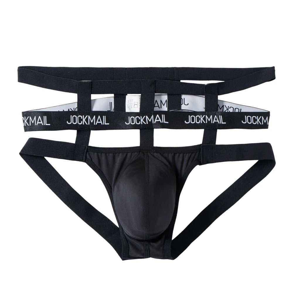 Ice Silk G-String Thong with Pouch – 3 Colours | M–XL | Nylon & Elastane
