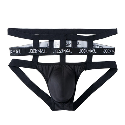 Ice Silk G-String Thong with Pouch – 3 Colours | M–XL | Nylon & Elastane