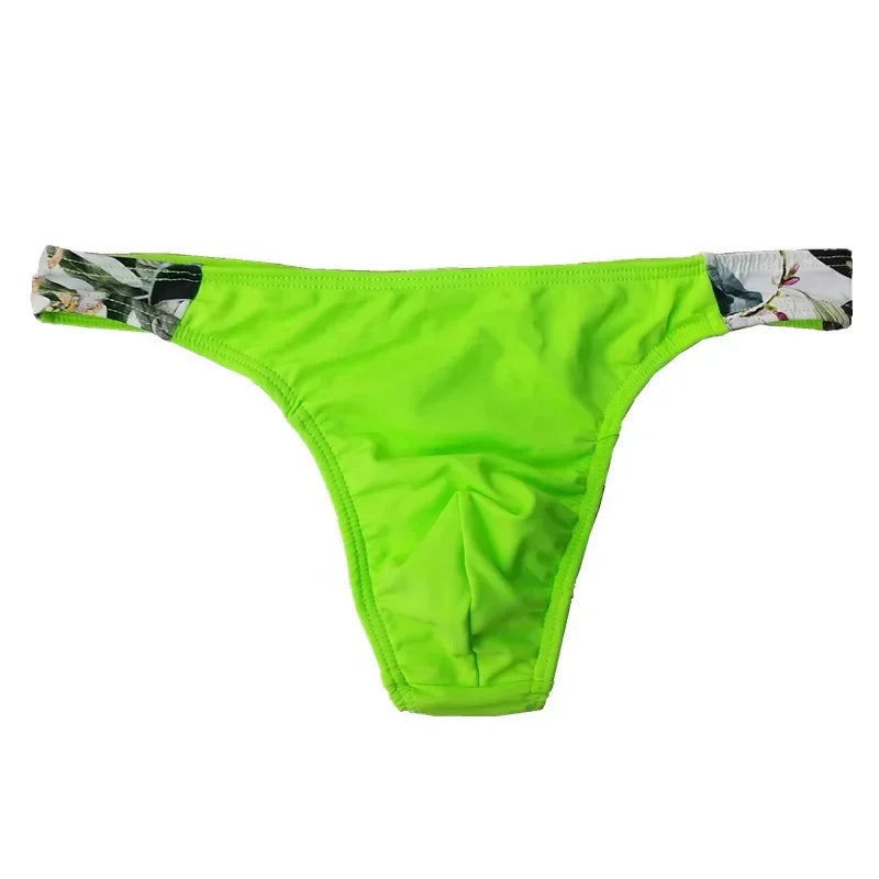 Mini Swimbrief – Orange, Green & Striped | S–XL
