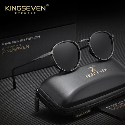 Polarised Vintage Round Sunglasses – 5 Colours | One Size | Alloy & TAC