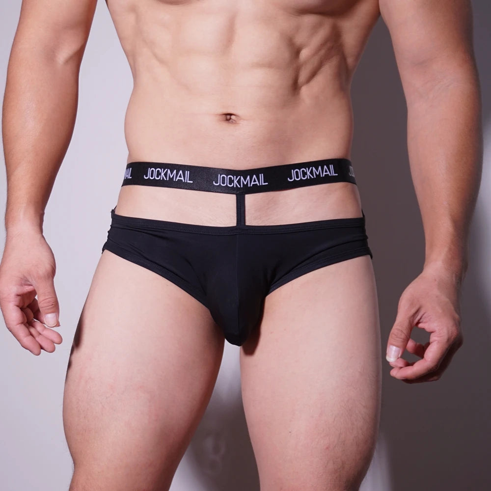 Hollow Pouch G-String Jockstrap – 10 Colours | M–XL | Nylon & Elastane