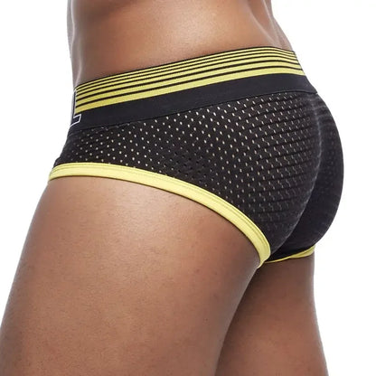 Mesh Hip Brief – Bold Colour Underwear | M–2XL