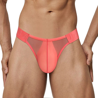 CMENIN Heren Transparante Mesh Slip