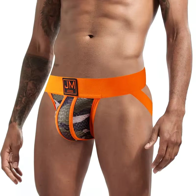Camo Mesh Jockstrap – 6 Colours | M–2XL | Polyester & Lycra