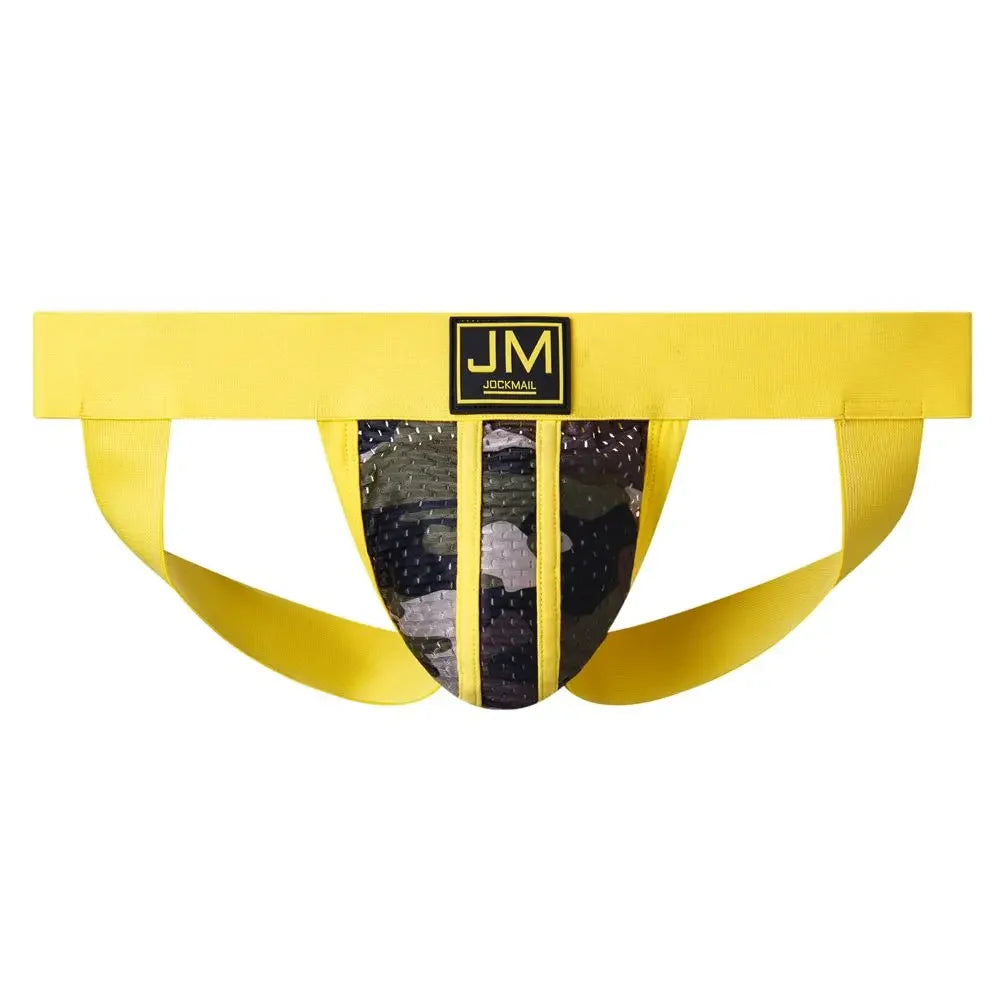 Camo Mesh Jockstrap – 6 Colours | M–2XL | Polyester & Lycra