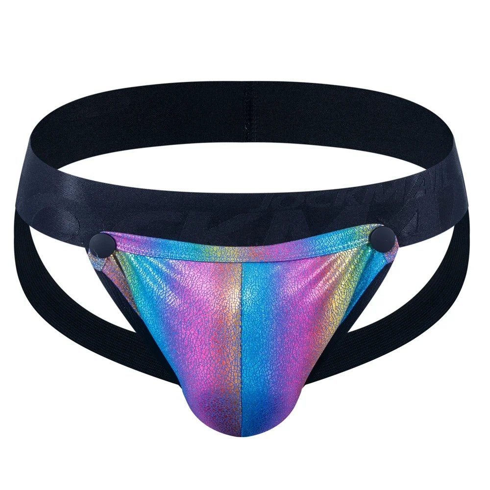 Harness & Jockstrap Set with Removable Pouch – 8 Colours | M–XL | Nylon & Elastane