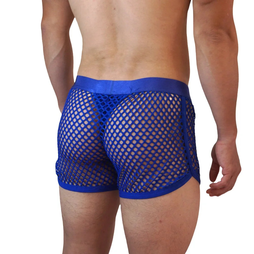Mesh Low-Waist Boxer Jockstrap – 4 Colours | M–XL | Nylon & Elastane