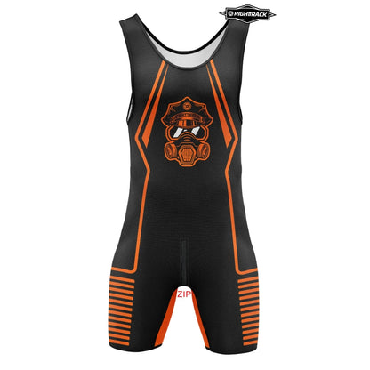 Zipper Bodysuit Singlet – 12 Colours | S–5XL | Polyester