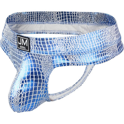 PU Leather U-Pouch Brief – 5 Colours | M–XL | Polyamide & Elastane