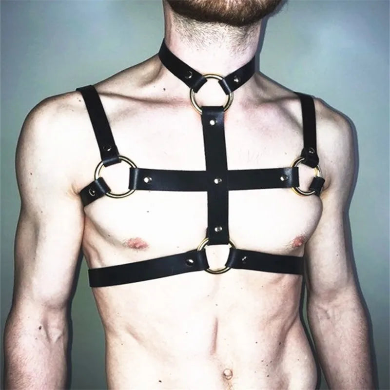 Body Harness Chest – Bold Chest Strap Statement Harness | One Size
