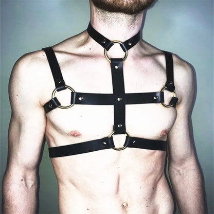 Body Harness Chest – Bold Chest Strap Statement Harness | One Size